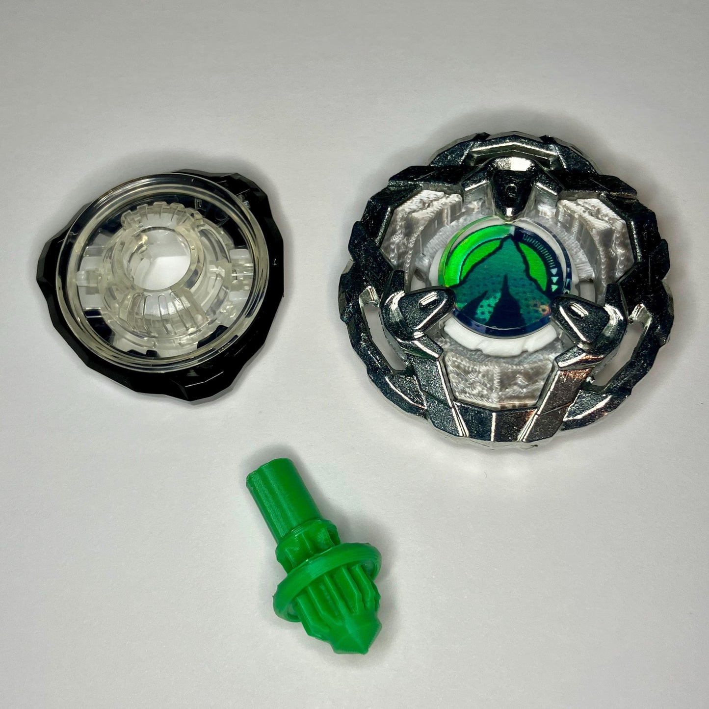 Beyblade X | Stone Mountain (3-80N) | Dual-Spin | 3D Print | PLA+ | Stainless Steel Metal