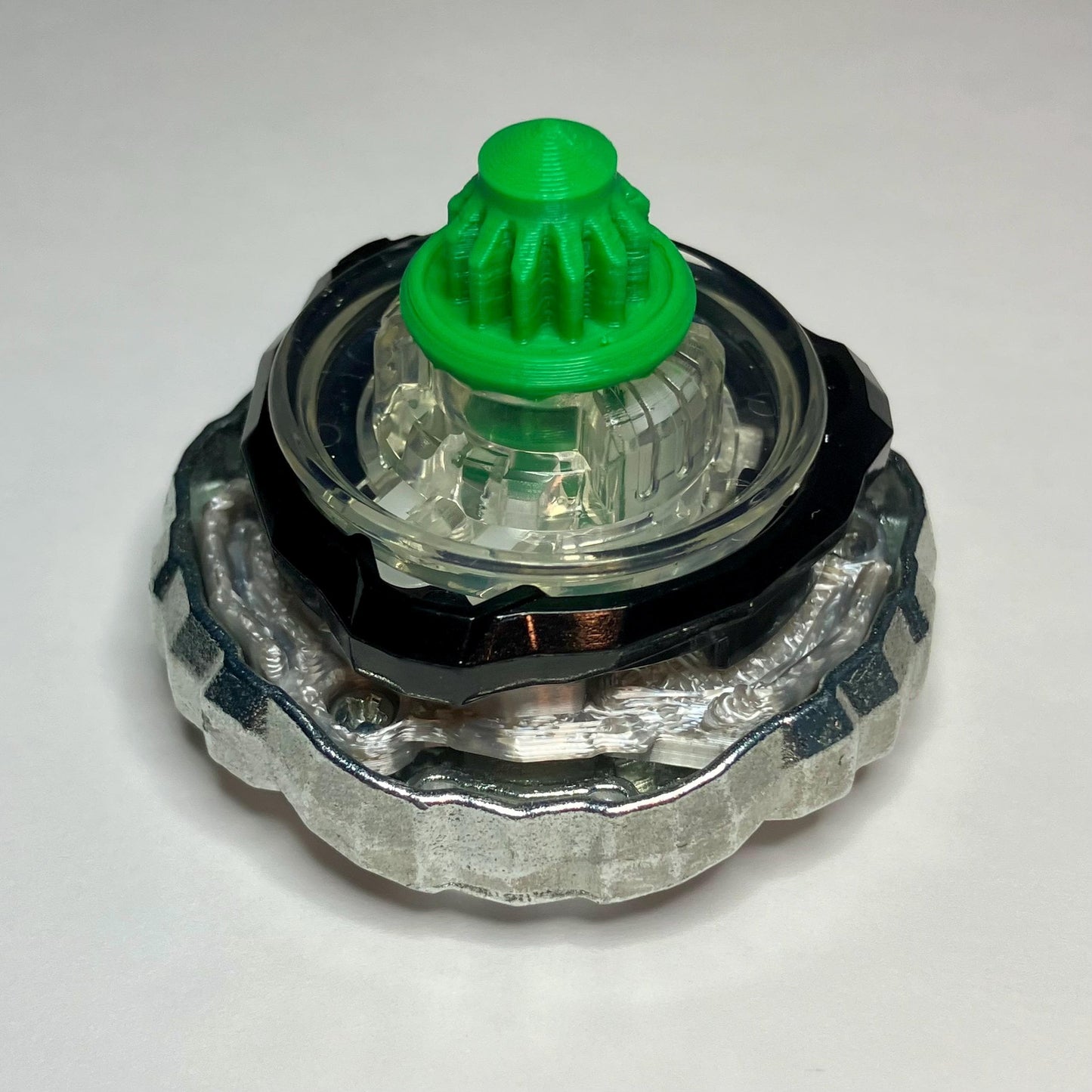 Beyblade X | Stone Mountain (3-80N) | Dual-Spin | 3D Print | PLA+ | Stainless Steel Metal