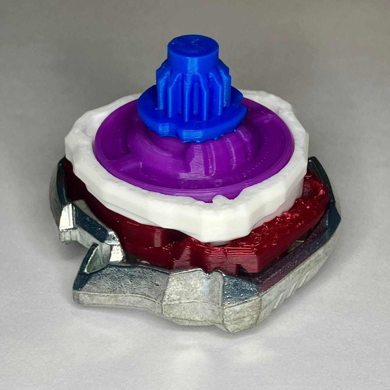 Beyblade X | Keel Maguro (3-60LF) | Dual-Spin | 3D Print | PLA+ | Stainless Steel Metal