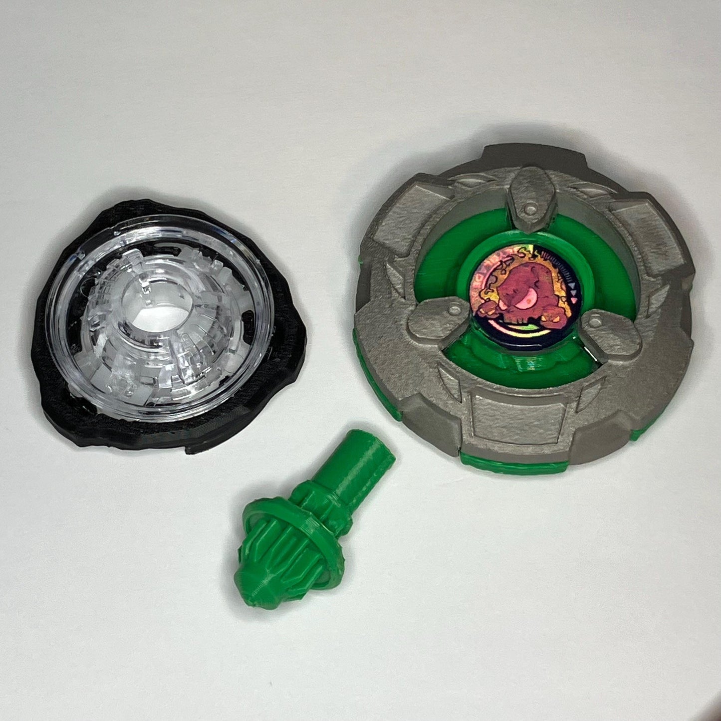 Beyblade X | Stone Mont Blanc (3-80N) | Dual-Spin | 3D Print | Stainless Steel Metal