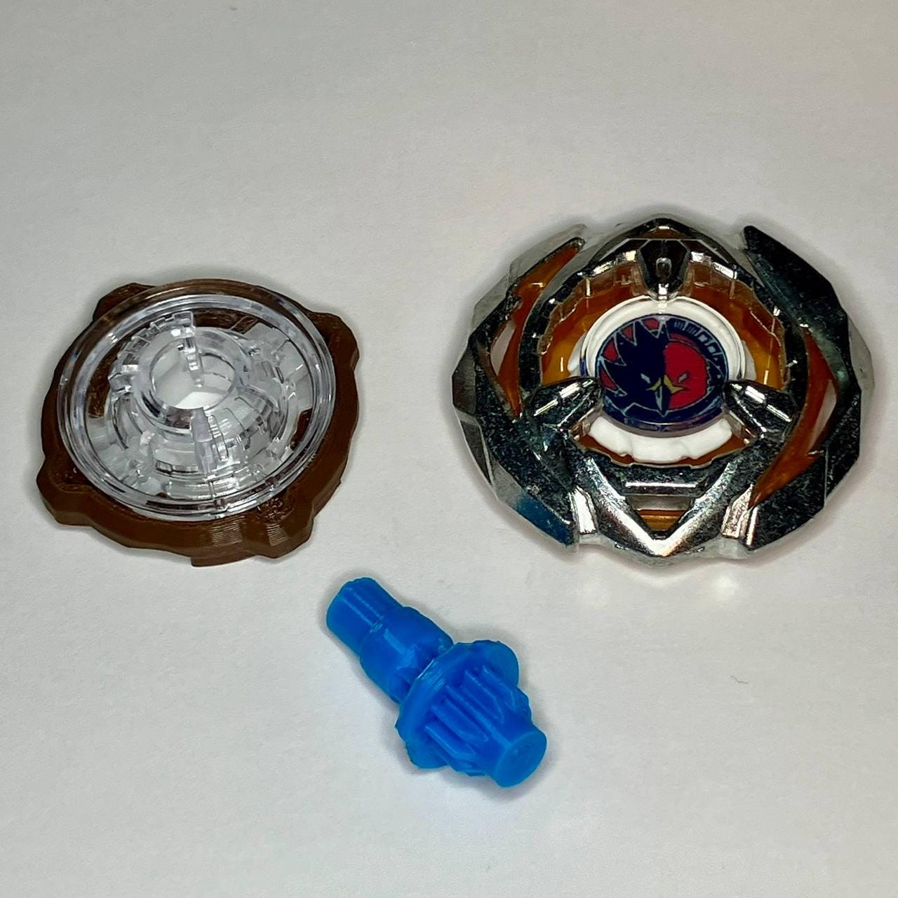 Beyblade X | Strike Hawk (4-80LF) | Dual-Spin | 3D Print | PLA+ | Stainless Steel Metal