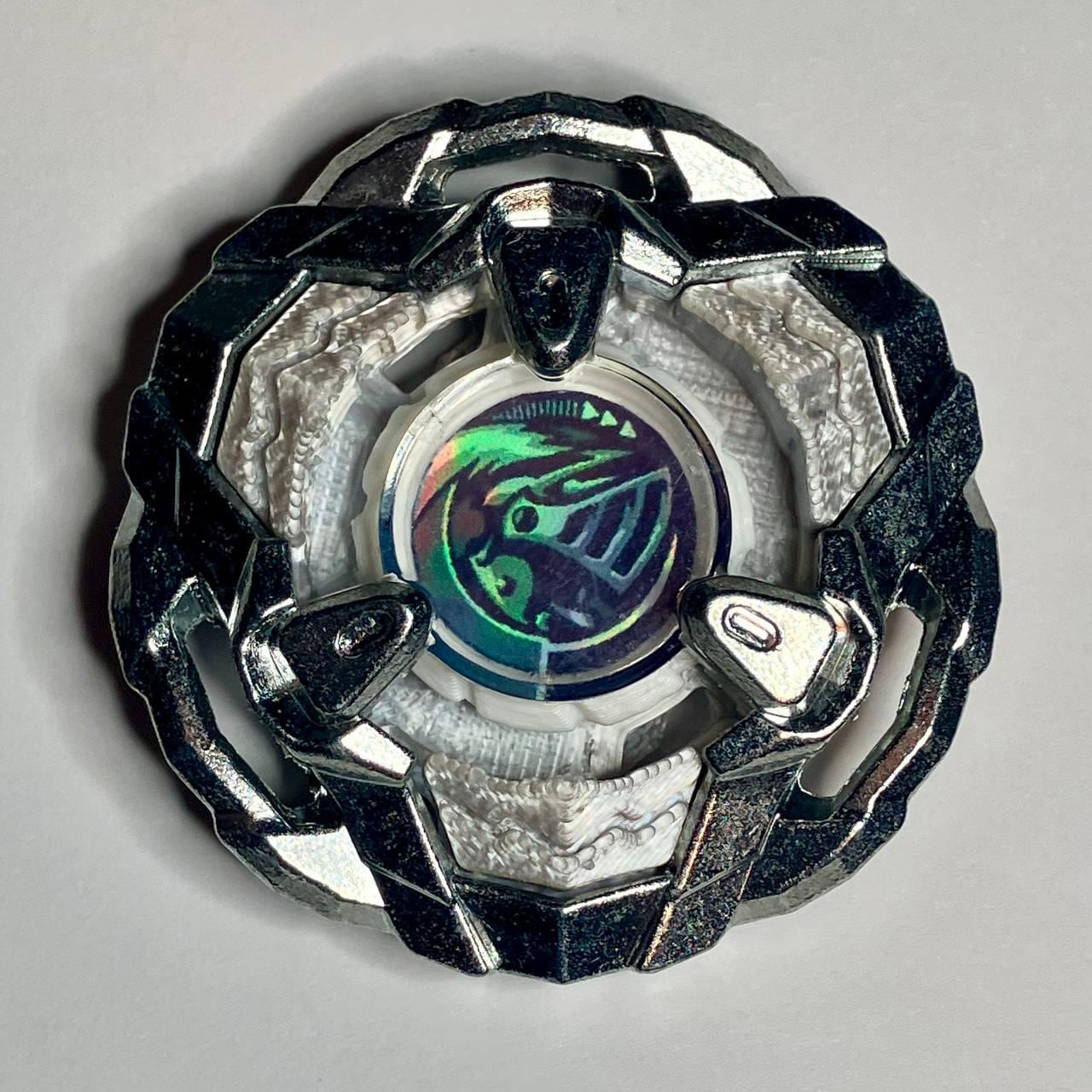 Beyblade X | Helm Knight (3-80N) | Dual-Spin | 3D Print | PLA+ | Stainless Steel Metal