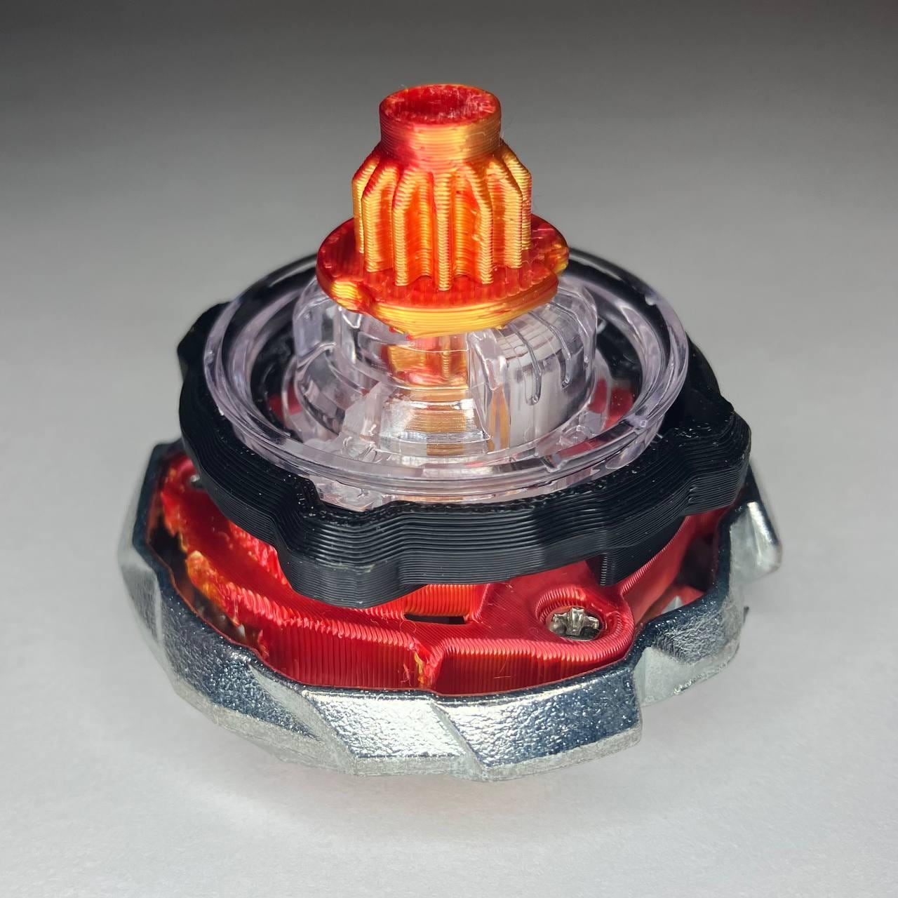 Beyblade X | Strike Hawk (Manga Recolor) (4-80LF) | Dual-Spin | 3D Print | PLA+ | Stainless Steel Metal