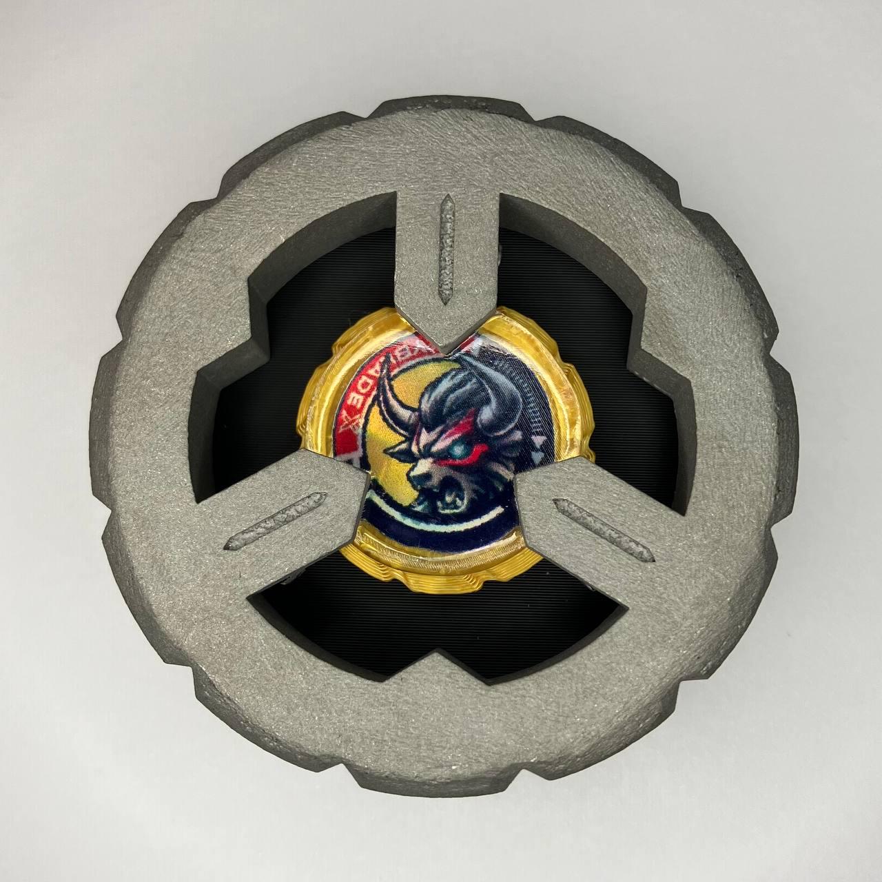 Beyblade X | Steel Bull (0-60DR) | Dual-Spin | 3D Print | Stainless Steel Metal