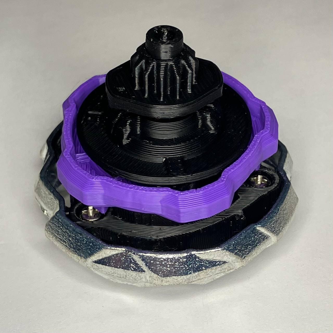 Beyblade X | Tsukuyomi (5-60TP) | Dual-Spin | 3D Print | PLA+ | Stainless Steel Metal