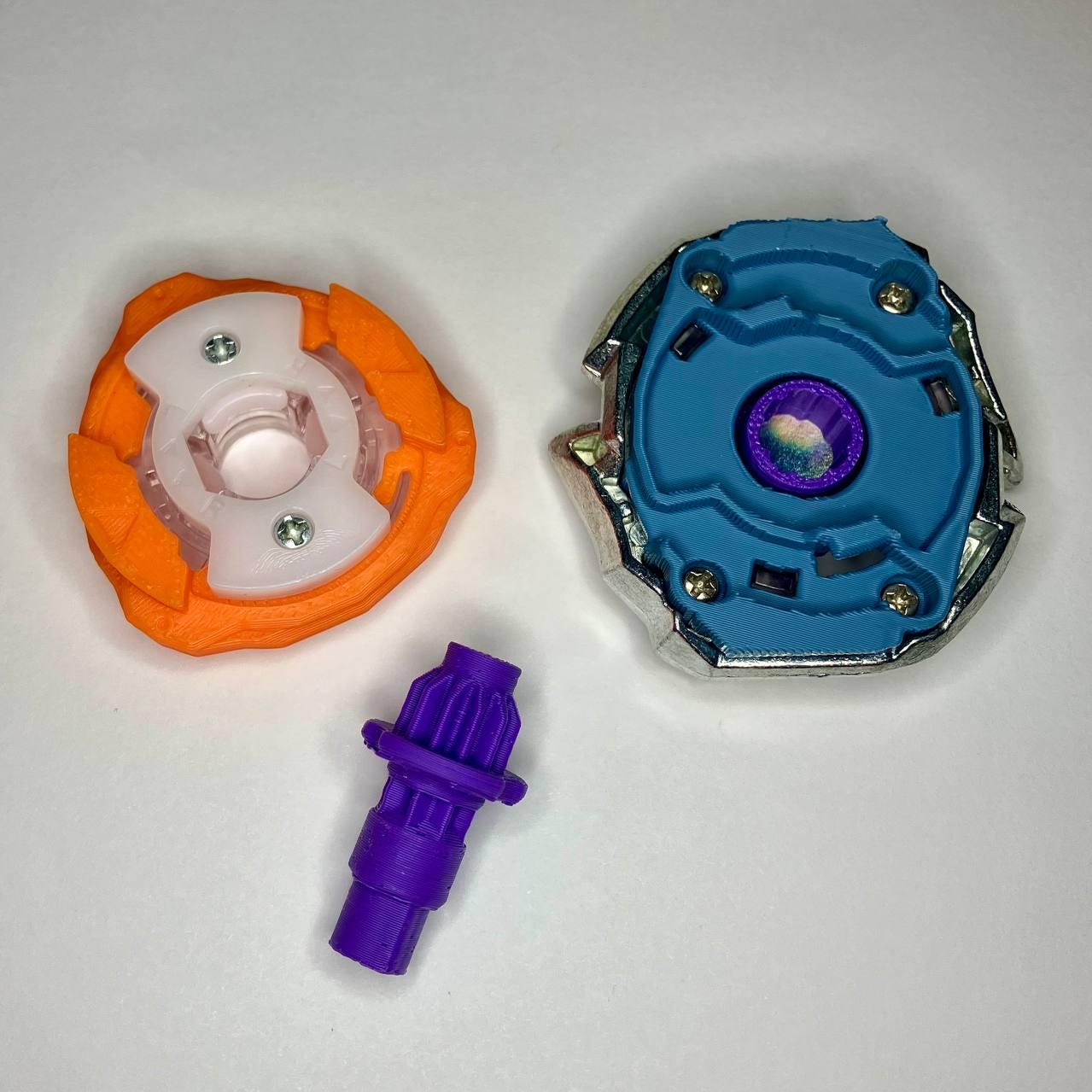 Beyblade X | Keel Shark (3-60LF) | Dual-Spin | 3D Print | PLA+ | Stainless Steel Metal