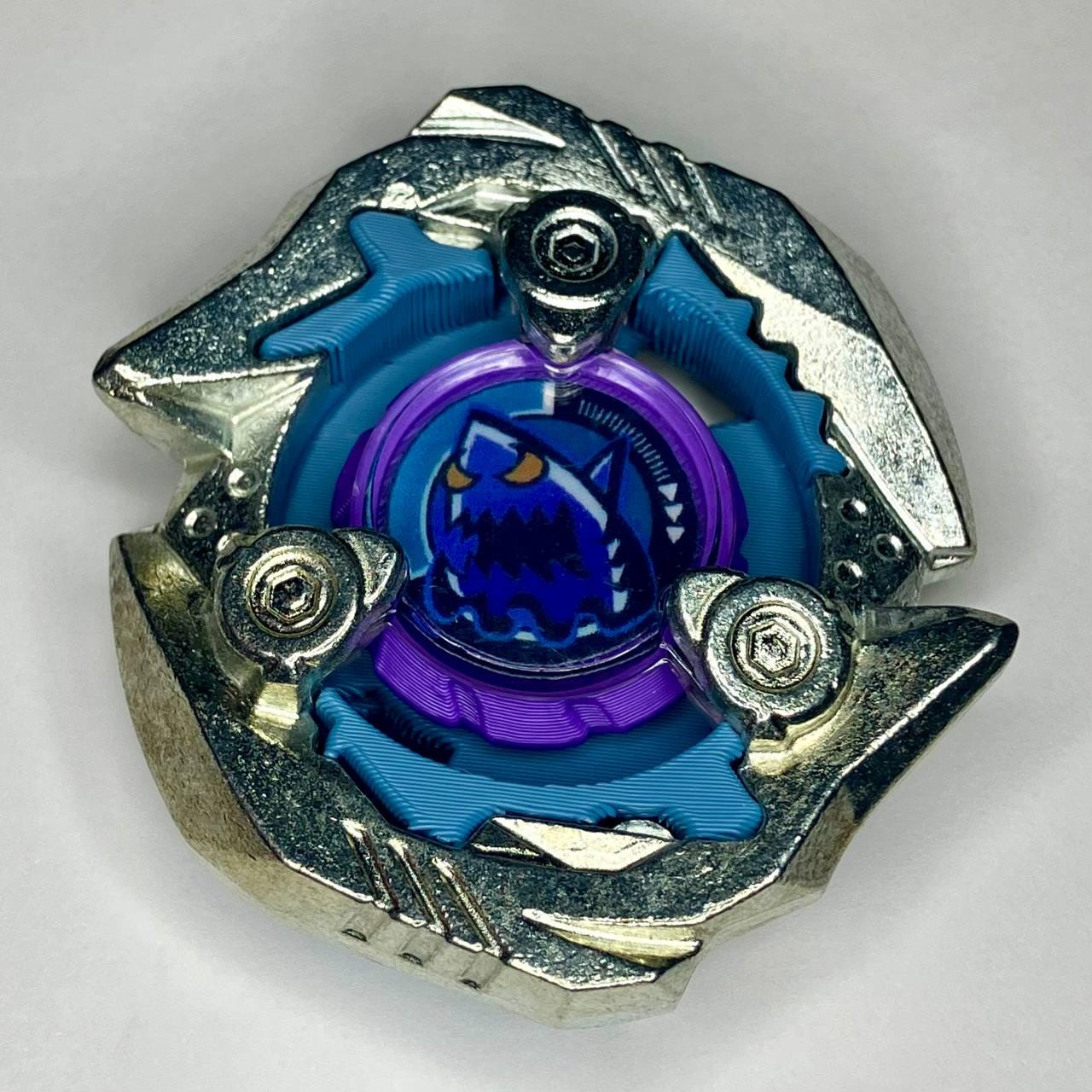 Beyblade X | Keel Shark (3-60LF) | Dual-Spin | 3D Print | PLA+ | Stainless Steel Metal