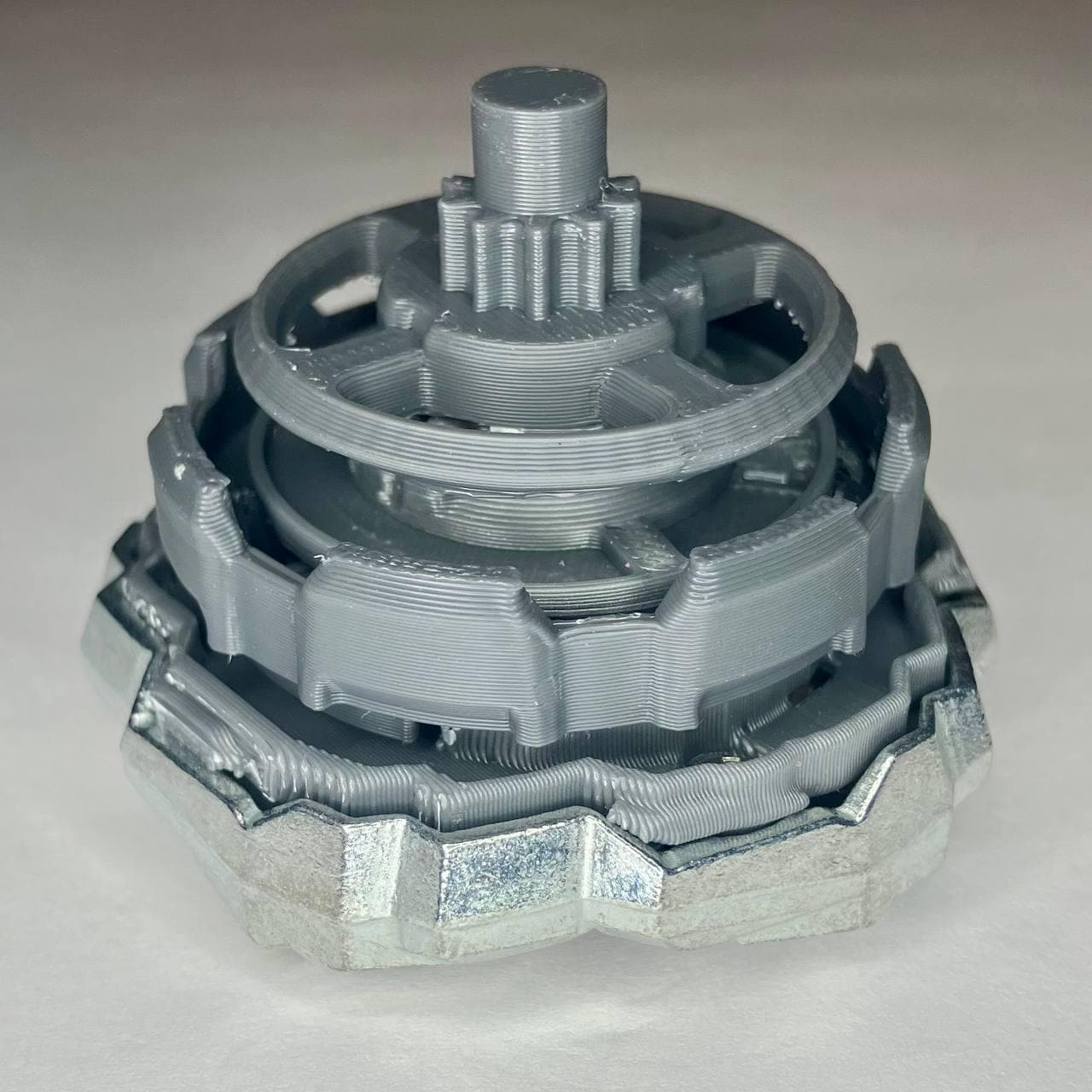 Beyblade X | Ingenium (7-60DLR) | Dual-Spin | 3D Print | PLA+ | Stainless Steel Metal