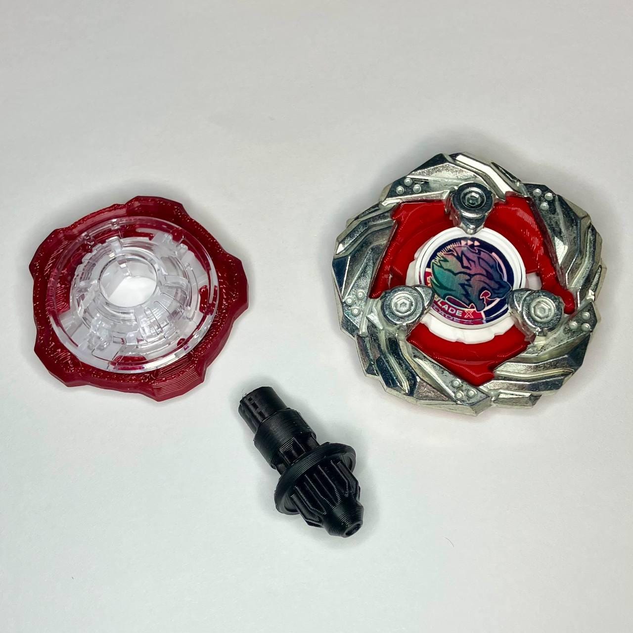 Beyblade X | Claw Leon (5-60T) | Dual-Spin | 3D Print | PLA+ | Stainless Steel Metal