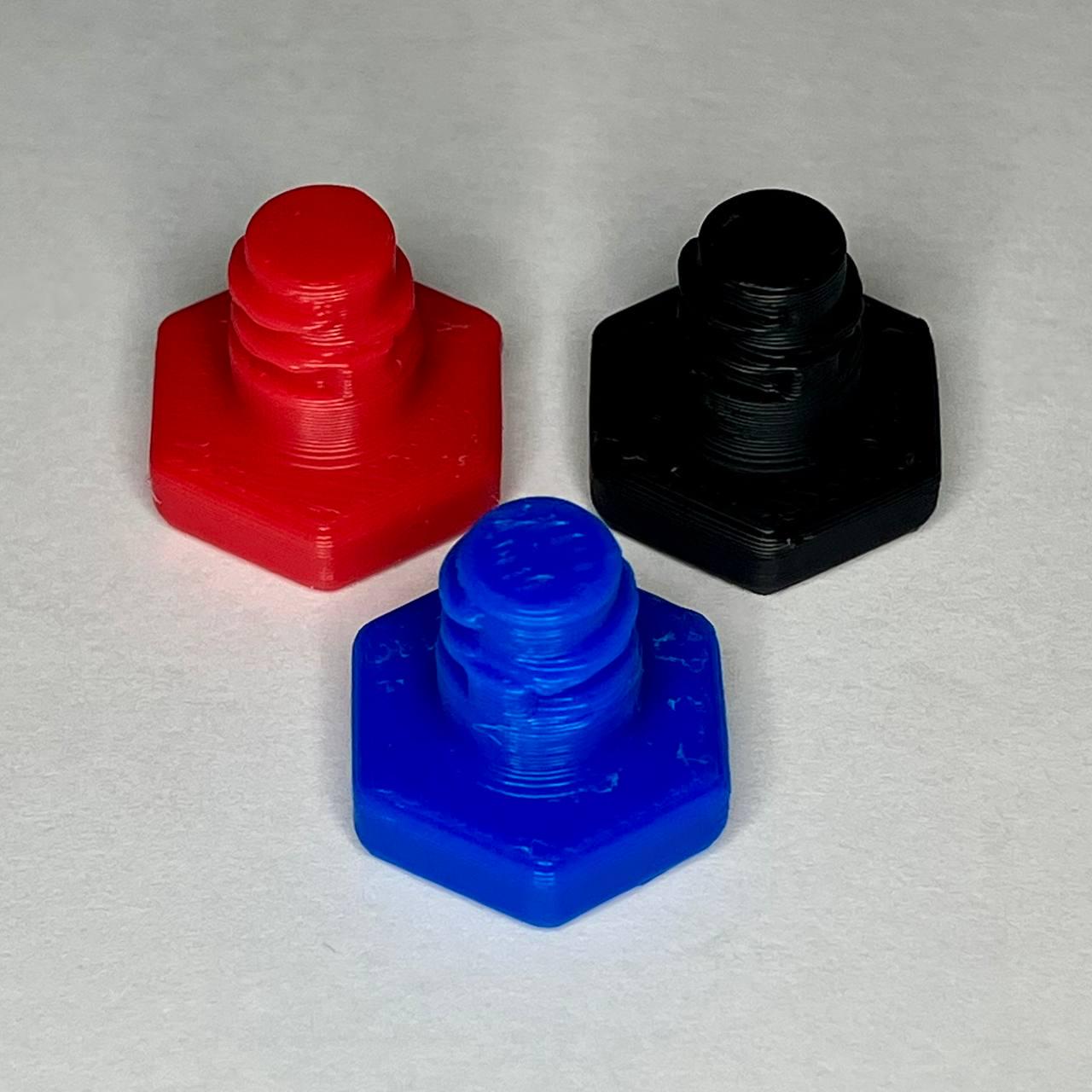 Beyblade MFB | Face Bolt Replacements (x3) | 3D Print | PLA+ | TPU