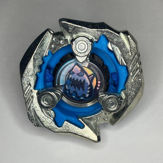 Beyblade X | Keel Shark (9-60GF) | Dual-Spin | 3D Print | PLA+ | Stainless Steel Metal