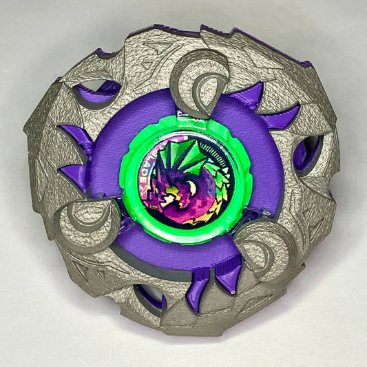 Beyblade X | Grave Wyvern (9-60L) | Dual-Spin | 3D Print | Stainless Steel Metal
