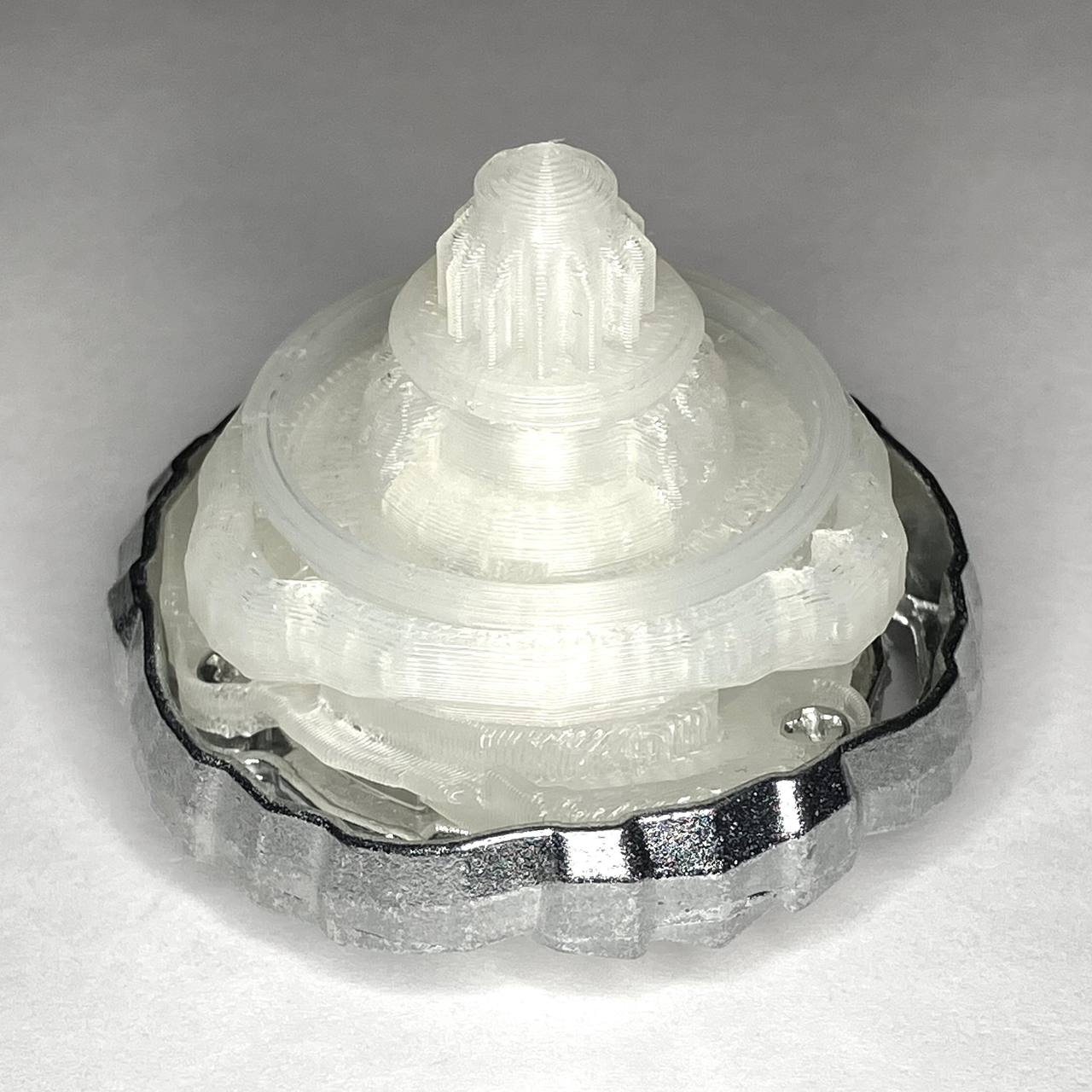 Beyblade X | PROTOTYPE Collection | Dual-Spin | 3D Print | PLA+ | Stainless Steel Metal