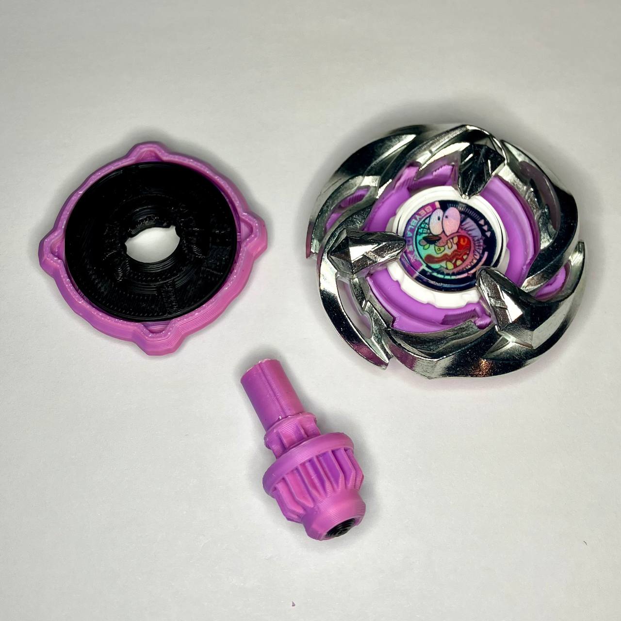 Beyblade X | Colección PERSONALIZADA | Doble giro | Impresión 3D | PLA+ | Metal de acero inoxidable