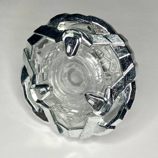 Beyblade X | Crystal Helm Knight (3-80N) | Dual-Spin | Transparent Resin