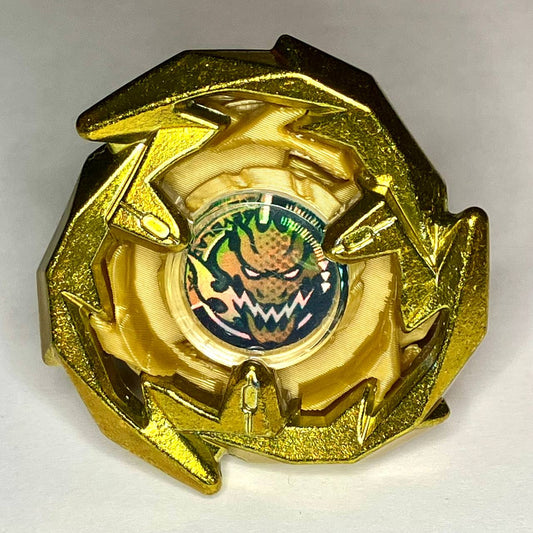 Beyblade X | Golden Dran Sword (3-60F) | Dual-Spin | 3D Print | PLA+ | Stainless Steel Metal