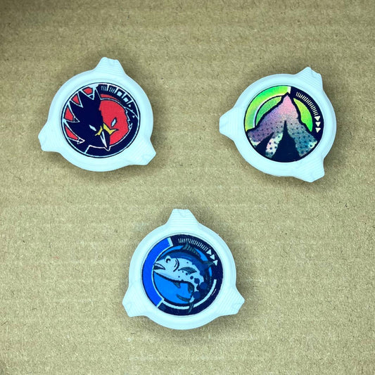 Beyblade CX | Custom Lock Chip | 3D Print | Holographic | PLA+