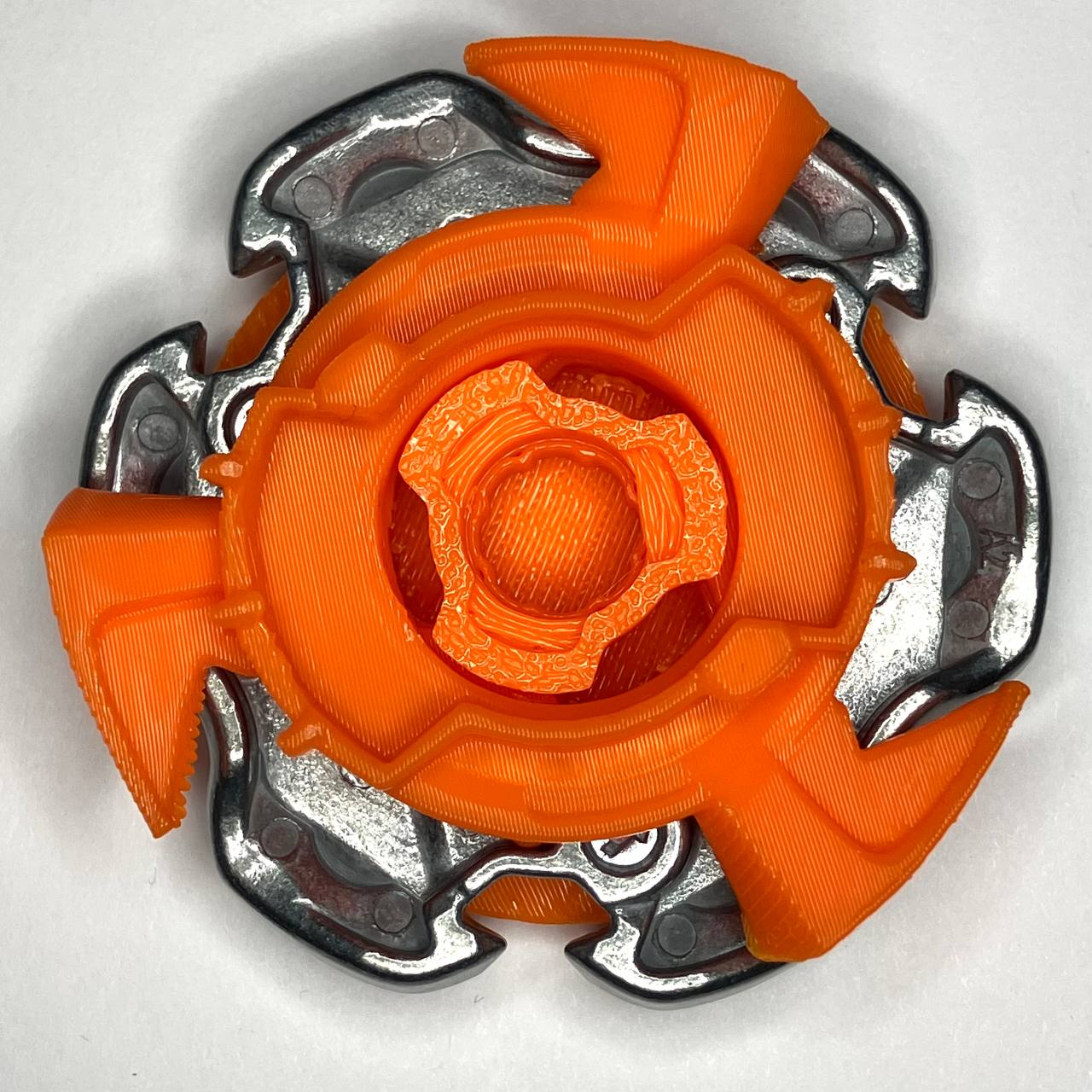 Beyblade CX | BAKUTEN-RETOOLS | Dual-Spin | 3D Print | PLA+ | AUTHENTIC METAL