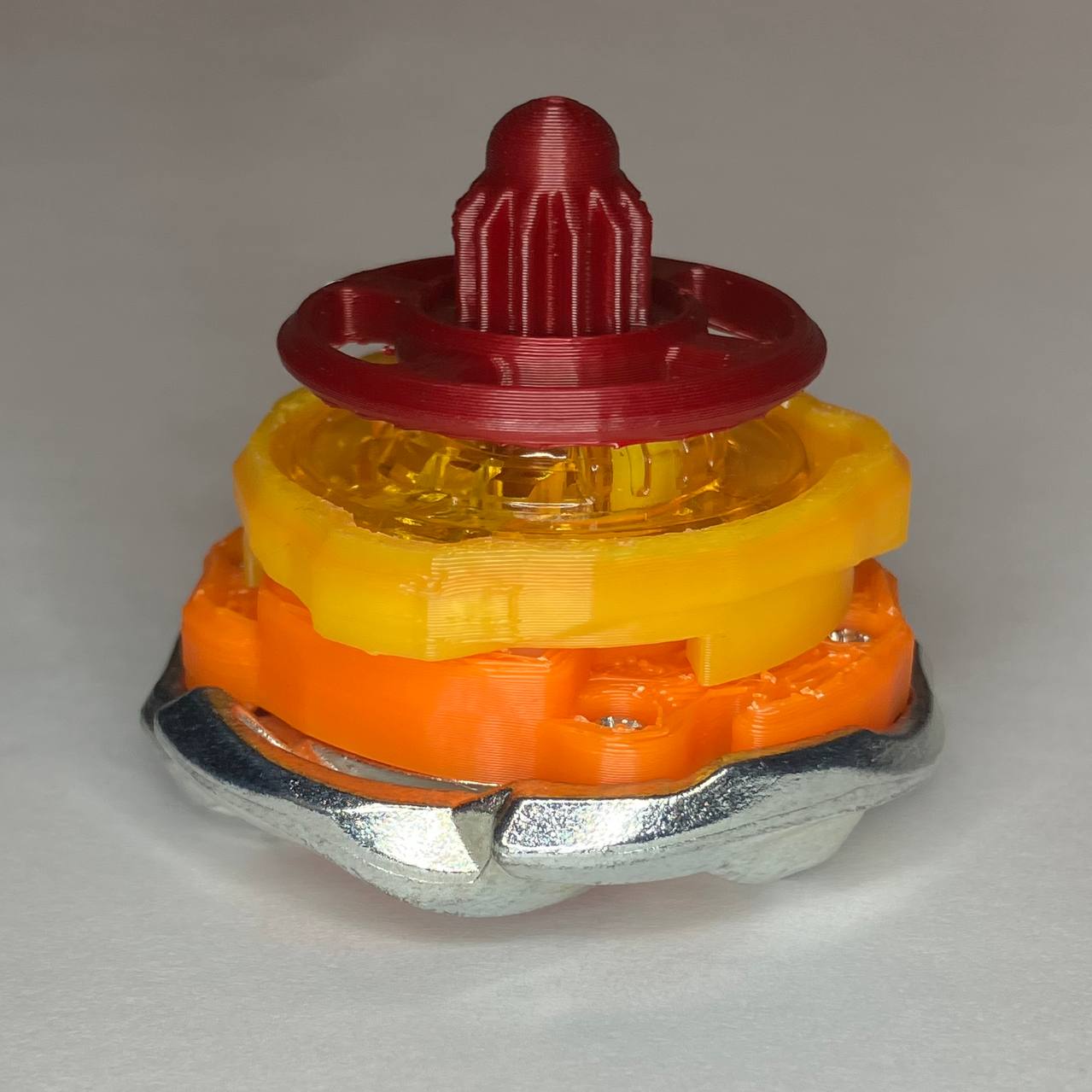 Beyblade X | XONE Collection | Dual-Spin | 3D Print | PLA+ | Stainless Steel Metal