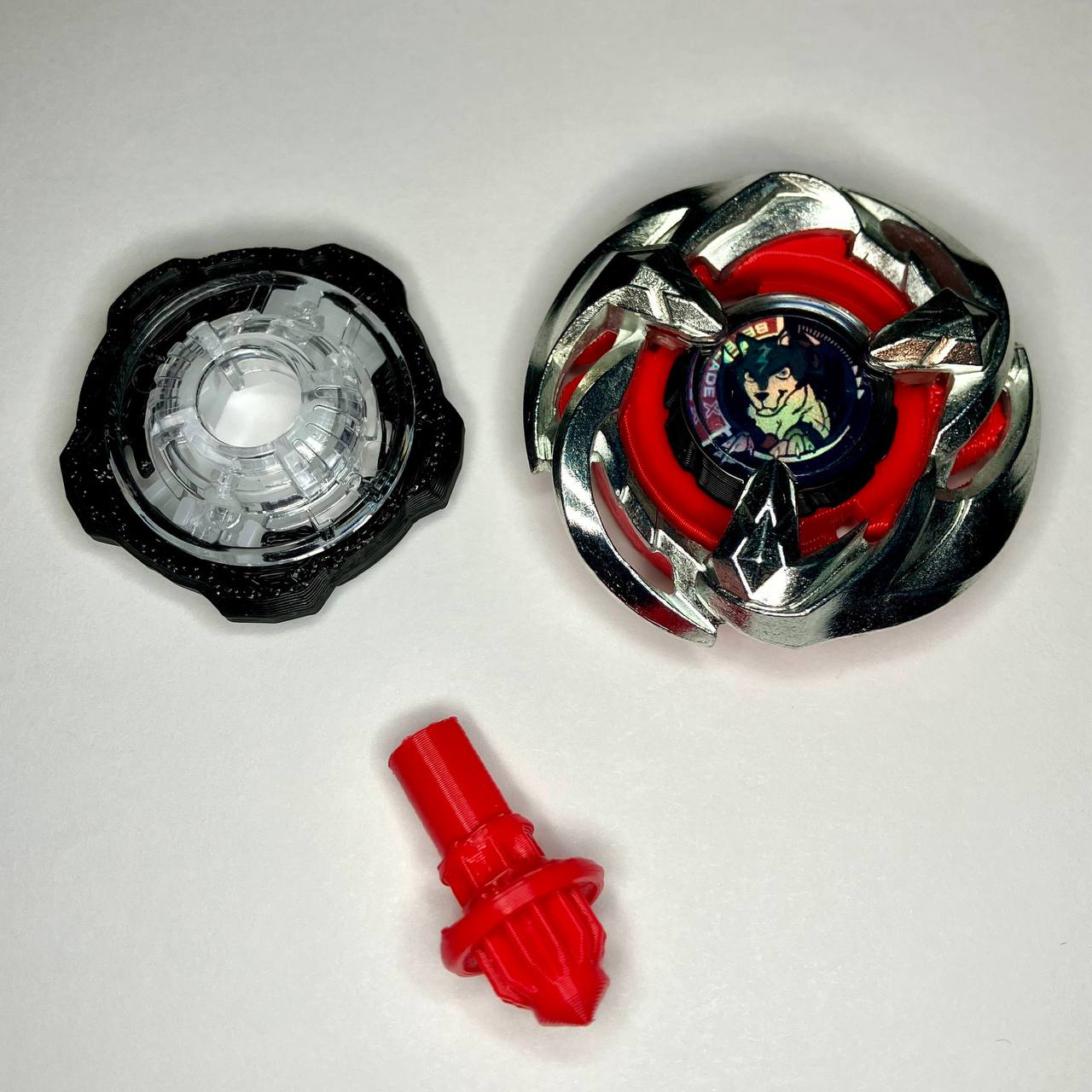 Beyblade X | MANGA Collection | Dual-Spin | 3D Print | PLA+ | Stainless Steel Metal