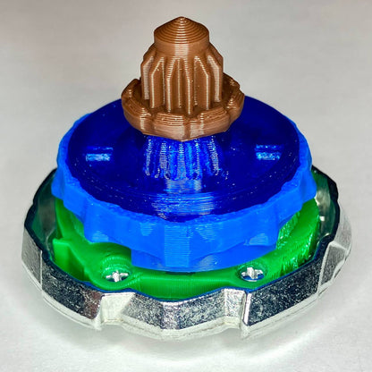 Beyblade X | Colección PERSONALIZADA | Doble giro | Impresión 3D | PLA+ | Metal de acero inoxidable