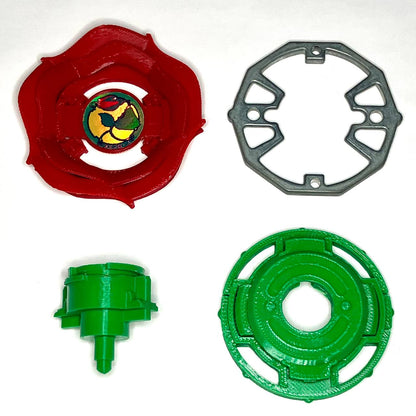 Beyblade Thorn Rose | 3D Print | PLA+ | Bakuten